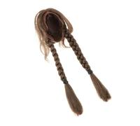 MXRGUMVI 1/6 Scale Woman Doll Hair Hair Wig for 12 inch Female Figures Accessories, Brown Dual Braid