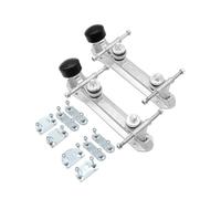 MXRGUMVI 1 Pair Roller Skate Base Shock Absorber Double Row Roller Skate Base Bracket 24.05 cm, Silver