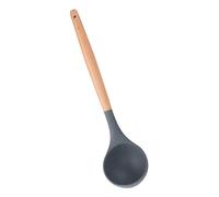 MXRGUMVI 1pc Silicone Cooking Utensils Kitchen Utensil Set Spatula Salad Tongs C, Dark Grey, spoon