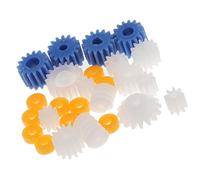 MXRGUMVI 26 Pcs Set Assorted Plastic Shaft Worn Gear DIY Kit