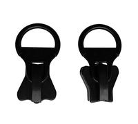 MXRGUMVI 2pcs PP #20 Zipper Pulls Zipper Slider Outdoor Camping Repair Gear, Black, 5.8x4.2 cm