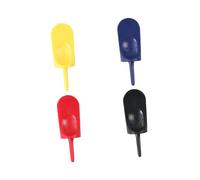 MXRGUMVI 4 Pcs Golf Divot Repair Tool Lawn Repair Prong Golf Fork Golf Accessories Multicolour, 8x4x2.7 cm