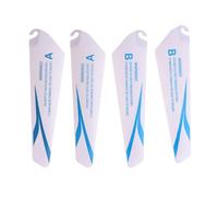MXRGUMVI 4pack/lot Accessory Propeller Blades For Remote Control Helicopter ABS Remote Control Helicopter Propeller Blade Durable blue