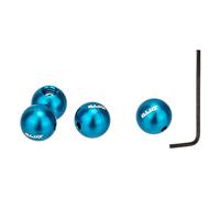 MXRGUMVI 4Pcs Bicycle Brake Cable End Caps Set Ball Hat Multicolour Cable Tips Blue, 8.6 mm