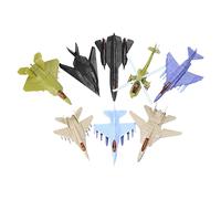 MXRGUMVI 8pcs Air Force Jet Play Set Combat for Kids Boy Girls Helicopter Toys, Type 2