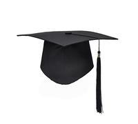 MXRGUMVI Academic Hat Acrylic Academy Souvenir Caps Decoration Charm School Party Accessories Doctor Graduation Hat Scholar/Black