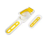 MXRGUMVI Bike Wall Mount Bike Rack for Garage Vertical Cycling Holder for Bicycles Yellow White, 35.5x7.5x17.5 cm