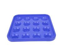 MXRGUMVI Billiard Ball Holder Tray Organizers 16 Holes Durable Pool Table Accessories blue