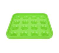 MXRGUMVI Billiard Ball Holder Tray Organizers 16 Holes Durable Pool Table Accessories green