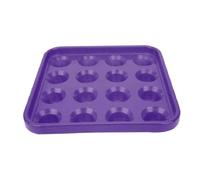 MXRGUMVI Billiard Ball Holder Tray Organizers 16 Holes Durable Pool Table Accessories purple