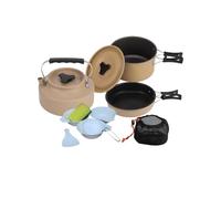 MXRGUMVI Camping Cookware Set for 3-4 People Versatile Fry Pan for Travel Hiking Home