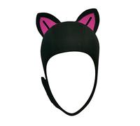 MXRGUMVI Cat Ears Wetsuit Hood Hat for Woman Children Convenient to Wear and Take Off Rose Red Ear M, Black Rose