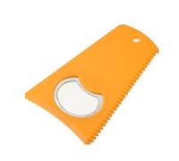 MXRGUMVI Comb Surfboard Wax Scrap Plastic Alloy Board Self-Assembly Practical Professional Remover Cleaning Sporting Water Sports Yellow