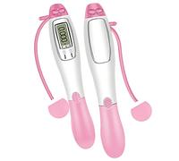 MXRGUMVI Electric Cordless Jump Rope Smart Weight Loss Jumping for Indoor Kids Adults Pink, No Rope