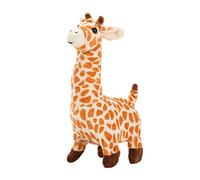 MXRGUMVI Electric Giraffe Toys, Sing Shake Tail Walk Plush for Xmas Kids Gift Orange, Orange Giraffe, 22 cm