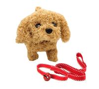 MXRGUMVI Electronic Plush Dog Interactive Barking Tail Wag for Children Gift Teddy, 18x15x13 cm