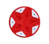 MXRGUMVI Inline Roller Hockey Puck Street Hockey Puck for Entertainment Hockey Player Red, 7.6x2.6 cm