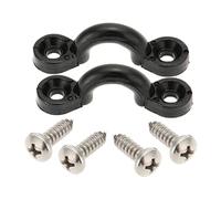 MXRGUMVI Kayak Boat Handle Buckles Set Sailboat Deck Loops Tie Down Hardware 2pcs, Black, 2 Pcs