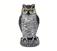 MXRGUMVI Lifelike Owl Decoration To Drive Away Flying Birds Texture Of Garden Decoration Is Clear And Lifelike Garden Decorations Round ears