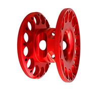 MXRGUMVI Lightweight Aluminum Alloy Scuba Diving Finger Reel Guide Line Spool Red