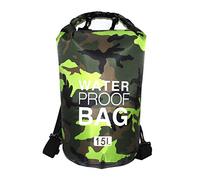 MXRGUMVI Outdoor Swi mming Bag Waterproof Diving Dry Sack Storage Pouch for Single Shoulder Lifebelt Water Sports Green Camouflage 23x57 cm