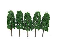 MXRGUMVI Pagoda Trees Model Train Railroad Scenery 1:150 20pcs Dark and Light Green, Type 3