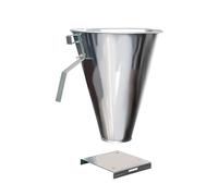 MXRGUMVI Poultry Restraining Cone Killing Chicken Cone for Turkeys Chicken Processing M, Silver