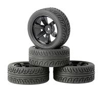 MXRGUMVI RC Car Tires 1/16 1/12 1/14 Car Parts Modified Assembly for Wltoys Boys Black