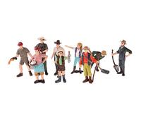 MXRGUMVI Simulation People Model Farmer Characters Action Figures Hand Painted Figure