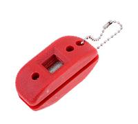 MXRGUMVI Skate Blade Sharpener with Carry Pouch for Hockey Player/Avid Skater Red