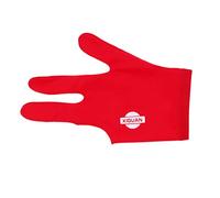 MXRGUMVI Spandex Snooker Billiard Pool Cue Glove Left Hand 3 Finger Accessory Red