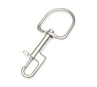 MXRGUMVI Stainless Steel Swivel Snap Hook Clip for Scuba Diving Part Tool Accessories 110 mm, Silver