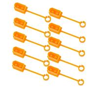 MXRGUMVI XT60 Male Female Plug Dust Protector Shell for Lipo Battery yellow, 10 pcs yellow