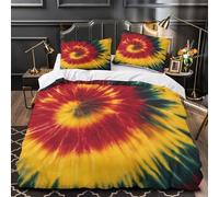 MXRMXR 3D Design Printed 3 Pieces Bedding Set Home Decor Extra Vibrant Spiral Duvet Cover Hypoallergenic Machine Washable for Children,Youth,Women Comforter Cover Super king（260x220cm）