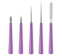 MXRS 5 Pcs Diamond Tipped Bead Reamer Beading Hole Enlarger Tool