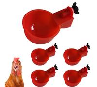 Mxshc Chicken Cups for Water | Automatic Chicken Waterer Cups - Chicken Cup Waterer Chicken Feeder Poultry Drinking Bowl for Poultry Quail Duck Chicken Bird Turkey Drinker