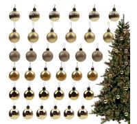 Mxshc Christmas Ball Ornaments - Glitter Tiny Decor,Christmas Bulbs Ornaments,Decorative for Outdoor Weddings Engagement Hotels Parties Desktop Centerpiece Doors