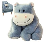 Mxshc Cute Stuffed Animal | Cuddly Doll Home Decoration - Stuffed Hippo Plush Toy,for Birthday Christmas Stocking Stuffers Sofa Bed Couch Desk Girlfriend Girls Kids Adults