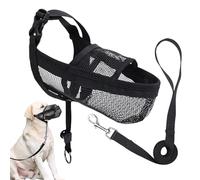 Mxshc Dog Muzzle | Dog Muzzles Mesh Lightweight Bulldog Muzzle | Puppy Muzzles Safe Adjustable Buckle Pet Supplies Professional Training Tool