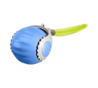 Mxshc Indoor Cat Interactive Ball,Touch Motion Activated Rolling Ball - Automatic Smart Rolling Ball with Tail for Indoor and Outdoor Cats Dogs, Stress Relief Toy