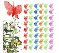 Mxshc Plant Clips | Butterfly Garden Clips for Climbing Plants,50X Garden Clips for Supporting Stems Vines Stalks Climbing Plants Grow Upright