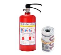 Mxshc Secret Storage, Fire Extinguisher Design Case, Safe Box for Money Prank Toys, for Home Travel Valuables Cash Airplane Luggage Purse Tote Bag Backpack