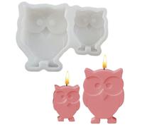 Mxshc Silicone Molds | Owl Art Silicone Resin Molds for Craft | Easy Release Making Tool for Halloween Crafts Art Project Adults Beginners Children Professionals