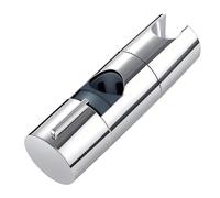 Mxsplorion Hand Shower Holder, Adjustable 19-25mm Shower Holder, Shower Head Holder for Sliding Bar, Sliding Clamp Bathroom Replacement, Shower Head Holder for Slide Bar, Spray Holder, Chrome Plated