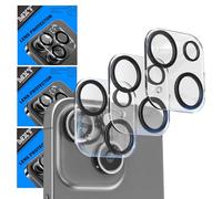 MXT 3 Pack Camera Lens Protector for iPhone 12 Mini Ultra HD Clear 9H Hardness Tempered Glass Anti-Scratch and Silk Printed Night Circle Case Friendly, Easy Installation.