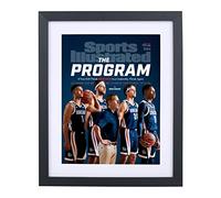 Mxtallup 10.5x12.5 Magazine Frame for the Wall,Displays Magazines Measuring 10 1/2 by 12 1/2 inches with White Mat (Measure Your Magazine)(Z105125W)