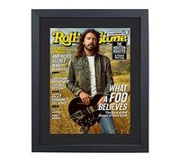 Mxtallup 8.25x11 Magazine Frame for the Wall,Displays Magazines Measuring 8 1/4 by 11-inches with Black Mat (Measure Your Magazine)(Z82511B)