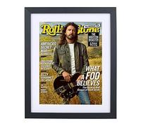 Mxtallup 8.25x11 Magazine Frame for the Wall,Displays Magazines Measuring 8 1/4 by 11-inches with White Mat (Measure Your Magazine)(Z82511W)