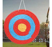 Mxtech Archery Practice Target, 3 Color 50cm Diameter Archery Grass Target, for Shooting Arrow Targets Archery Accessory Practice