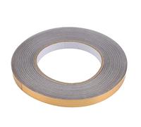 Mxtech PVC crevice line sticker, self adhesive foil room floor caulking strip, ground corner tile decorative tape for wall floor, wall floor glass decoration((2cm*50m Gold))